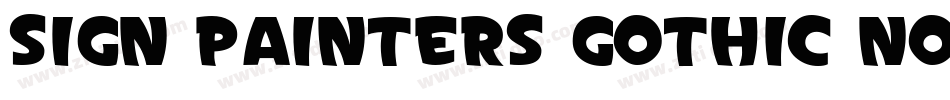 Sign Painters Gothic No. 2 JL字体转换